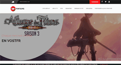Desktop Screenshot of mangas.fr
